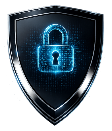 Sicherheits-Schild mit Schloss